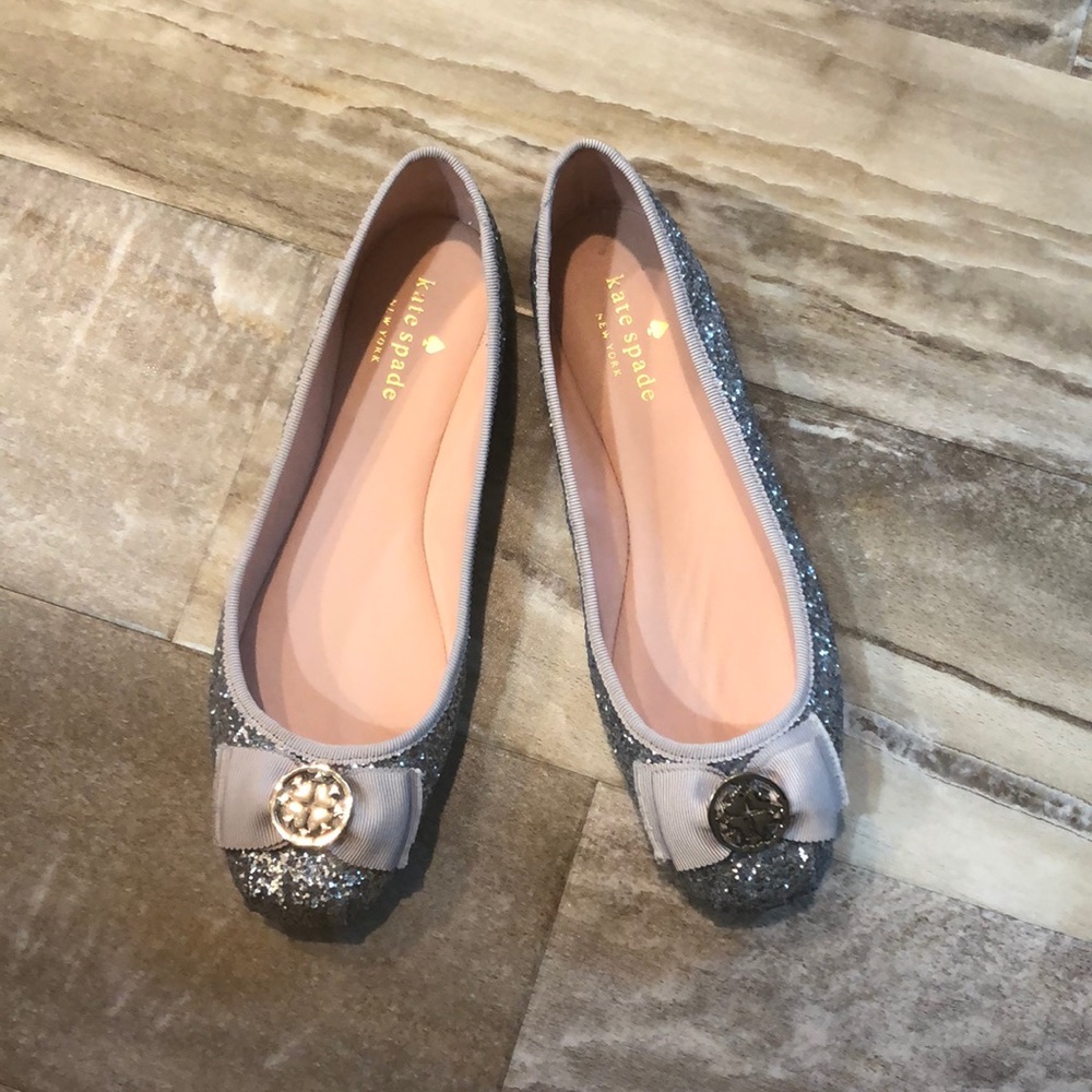 Kate Spade sparkle flats